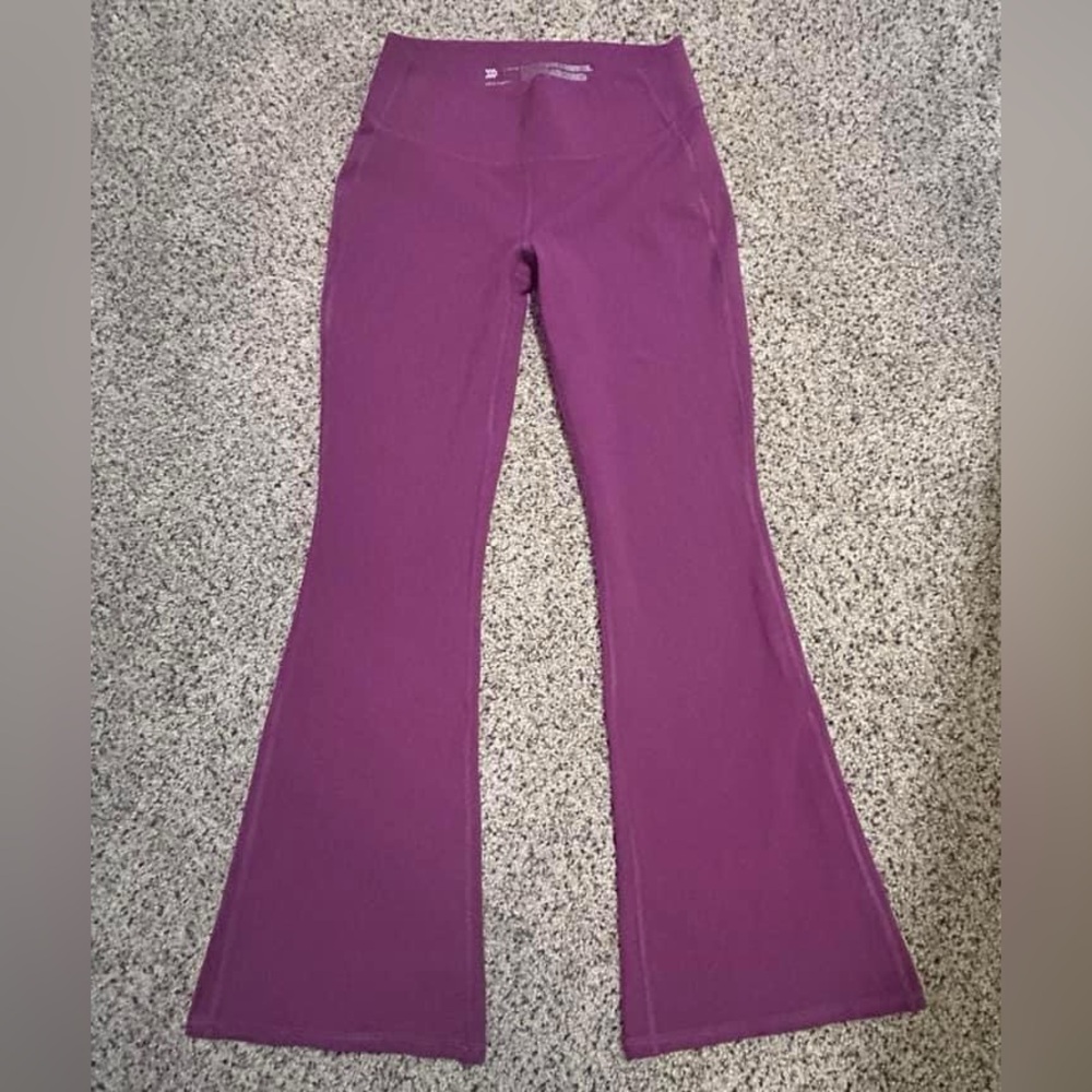 Girls' Flare Mid-Rise Leggings - All In Motion™  - Sz (M) 10/12